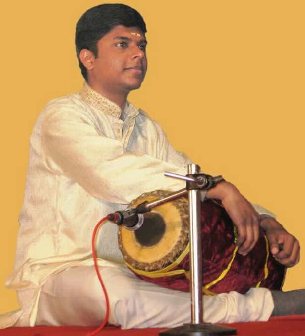 famous mridngam player vadodara